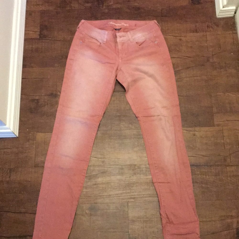 HARDLY WORN light pink jeans